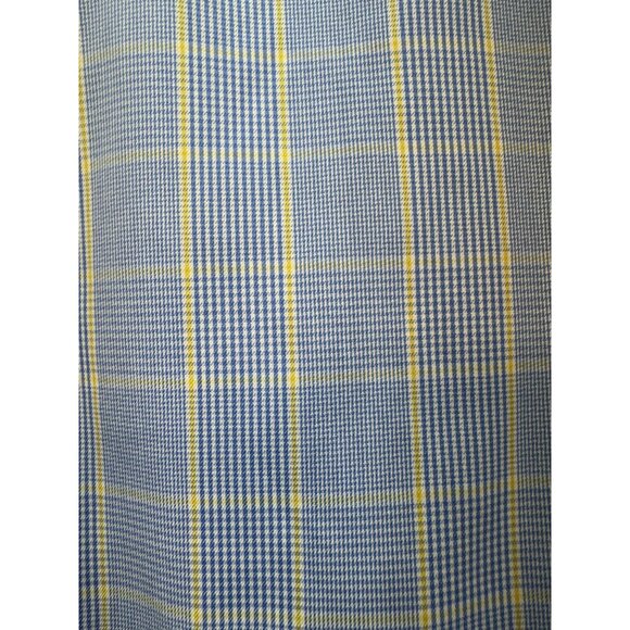 Charles Tyrwhitt Mens Slim Fit Dress Shirt Size 15.5/33 Blue Yellow Check Formal - Picture 3 of 11